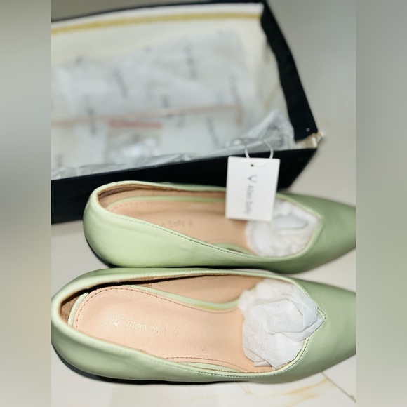 Women mint color solid pumps (heels) - SIZE- UK-7, EUR-40 - Picture 13 of 13